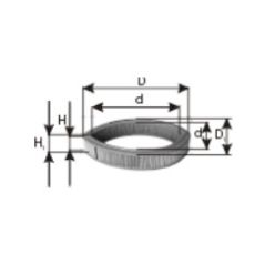 WKŁAD FILTRU POWIETRZA WA25280