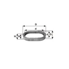 WKŁAD FILTRU POWIETRZA WA25520